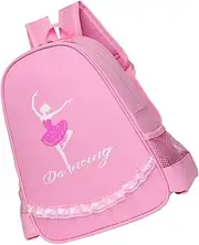 CHILDWEET Dance Bag Backpack Mini Pink Backpack for Girls Plushies Backpacks Toy Bag Child Girl Handbag Oxford Cloth Black Ballet Dance Bag Fashion Child Latin Backpack Shoulders