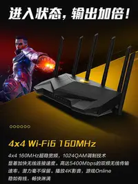 在飛比找Yahoo!奇摩拍賣優惠-路由器2023年5G加強版華碩TUF GAMING AX54