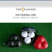 PGA TOUR Official License 3 Golf Ball Pouch Hard Case