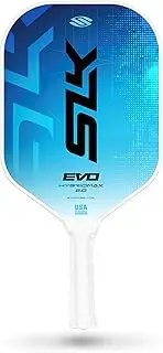 SLK Evo Hybrid & Soft Pickleball Paddles | Evo Hybrid Fiberglass Pickleball Paddle Features a C6 Face & Polymer Rev-Core Power | Evo Soft Features a G8 Carbon Fiber Face & Polymer Rev-Soft Core |