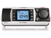 GME GR300BTW AM/FM Marine Radio with Bluetooth - White