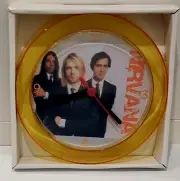 Nirvana Gold 7" Novelty Wall/Desk Clock Brand New.. Kurt Cobain, Dave Grohl