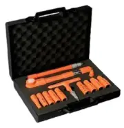 Sibille INSULATED TORQUE WRENCH & SOCKET SET MS100V02 315mm 13Pcs 3/8″ Hex Drive