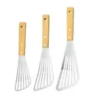 Non-Stick Fish Spatula Stainless Steel Slotted Turner Kitchen Accessories