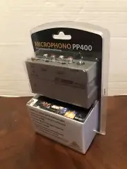 Behringer Microphono PP400 Ultra-Compact Phono Preamp - Brand New Sealed