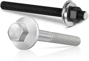 Chuang Qian Harmonic Balancer Bolts Set Crank Crankshaft Pulley Install Tool Kit Compatible with GM LS Engines