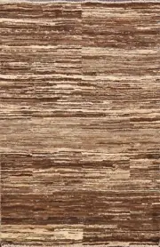Abstract Gabbeh Kashkoli Oriental Area Rug Hand-knotted Modern Home Decor 3'x4'
