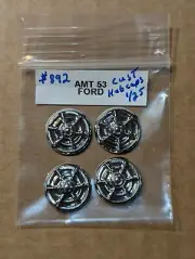 AMT 53 FORD PICKUP CUSTOM HUB CAPS NEW!!! 1/25 #892