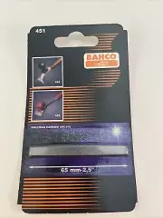 BAHCO 451 2.5 Inch Carbide Scraper Blade Made In Denmark 2 Edges Per Blade 65mm