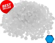 Glow in the Dark Pebbles - 300PCS Luminous Stones for Garden & Walkway, White