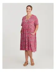 [Taking Shape] Joy Printed Dress in Multi