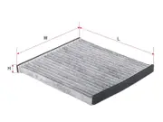 New Sakura CAC-1102 Cabin Filter - Cross Ref: RCA137C 24901 RCF536