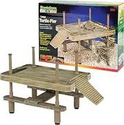 Penn-Plax Reptology Floating Turtle Pier and Basking Platform – Decorative, Functional, and Naturally Inspired – Large Size (Model Number: REP603