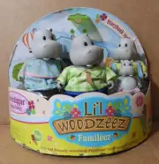 Li'L WOODZEEZ FAMILEEZ (RIVERDIPPER HIPPO FAMILY) 2021 (MAISON BATTAT INC.) NEW!