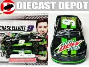 AUTOGRAPHED CHASE ELLIOTT 2020 MOUNTAIN DEW ZERO 1/24 ACTION W/COA