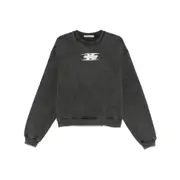 [Alexander Wang T] Alexander Wang T Blade-logo Sweatshirt XS GREY