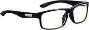 [Gunnar] Premium Gaming and Computer Glasses - Blocks 35% Blue Light - Enigma, Onyx, Clear Tint, Onyx Frame, One Size