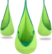 Kids Pod Swing Seat Child Hammock Chair with PVC Inflatable Cushion for Indoor a