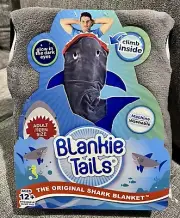 Blankie Tails - The Original Shark Blanket - Adult/Teen, Glow In Dark Eyes NEW!