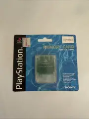 Sony Playstation 1 PS1 Crystal Clear Memory Card SCPH-1020 Brand NEW Sealed