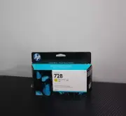 HP 728 130-ml Yellow DesignJet Ink Cartridge, F9J65A Exp 2021