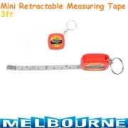 1M Mini Retractable Measuring Ruler Tape Measure Tailor Sewing Cloth Keyring