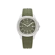 Patek Philippe Aquanaut Luce 5267/200A-011 'Ladies' Stainless Steel Green Dia...