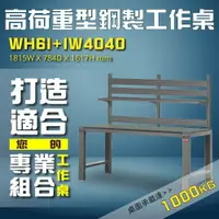 在飛比找樂天市場購物網優惠-高荷重型WH6I+IW4040 【樹德】高荷重型鋼製工作桌 