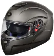 Castle Atom SV Modular Motorcycle Helmet Matte Titanium SM