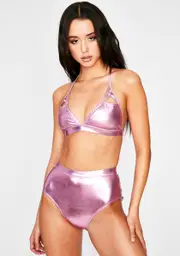 Candy Magic Metallic Bikini Set