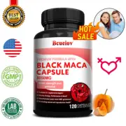 Black Maca 8050 Mg - Increases Endurance and Energy, Vegan