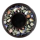 Stone Coffee Table Top . Marble End Table Top , Black Table Top , Patio Side Top
