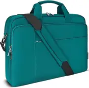 [DOMISO] 14 inch Laptop Bag Business Briefcase Water-resistant Notebook Messenger Shoulder Bag for 14" MacBook Pro/HP Stream 14 Chromebook 14/Lenovo IdeaPad ThinkPad/ASUS ZenBook/Dell Inspiron,Turquoise