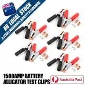 5set Alligator Clips 1500A Electrical Testing Crocodile Clamp Probe #