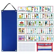 70 Pieces Kids Visual Schedule Daily Routine Cards Home Chore Chart Training