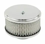 EMPI 9013 Chrome Mini Air Cleaner - 4" Dia, 3" Tall, 2-5/8" Neck - Dune Buggy