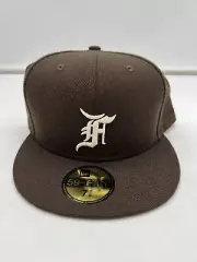 New Era x Fear of God Essential 59FIFTY Fitted Brown 7 7/8 NEW Cap Hat FOG Jerry