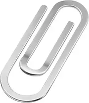 [GAROZATION] Stainless Steel Money Clip Men Women Money Holder Stylish Cards Wallet Clip for Special Events