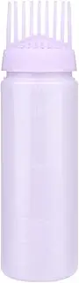 Hair Oil Application Bottles - 2Pcs Portable Empty Scalp Comb Bottles, Scale Design for Moisturizer, Dry Shampoo, Conditioner