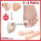 2-4pcs Hallux Valgus Silicone Toe Corrector Separator Spacer Avoid Toe Squeezing