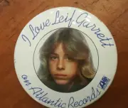 I love Leif Garrett on Atlantic Records Pinback button Vintage NOS