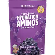 MACRO MIKE Plant Based Hydration Aminos Sour Grape Candy 300g