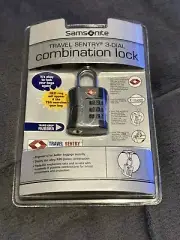 Samsonite Travel Sentry 3-Dial Combination Lock Red Ring-NEW SEALED!!!!!!!
