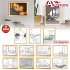 Table Lamp Gift INS Deco Dimming Wall Artwork Led Light Painting USB Plug VH