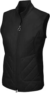 [GREG NORMAN] Women's Chevron Quilted Cire Vest