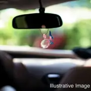 Whale Sea-life Hand Blown Glass Mexican Art Work, Rear-view Mirror Car