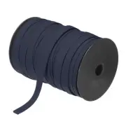1/2 Inch Double Fold Bias Tape Continuous Bulk Bias Tape (Navy Blue 100 Yards)