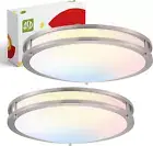 LED 18 Inch round Flush Mount Light Fixture | 28W 2750LM 3000K-5000K 100-277V |