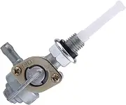 Fuel Switch,Gas Tank Fuel Switch Valve Pump Petcock Oil Tank Tap M10 X 1.25 Gas Tank Fuel Switch Valve, for Most Brands of Generator and Engine Tanks Switches