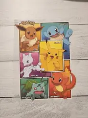 Pokemon Eevee Squirtle Pikachu Ready to Press Heat Transfer Screen Print DTF